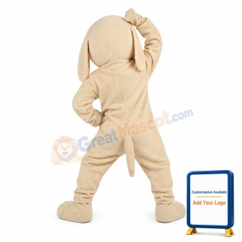 Lovable Brown Dog Mascot Costume
