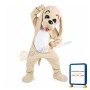 Lovable Brown Dog Mascot Costume