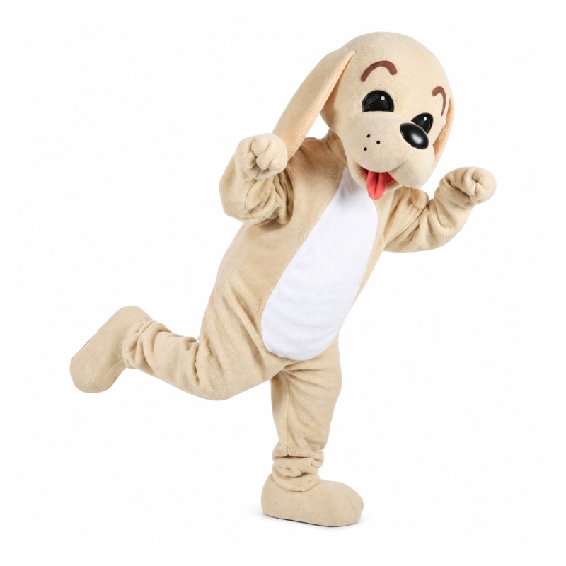 Lovable Brown Dog Mascot Costume