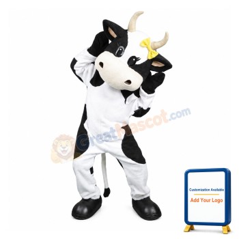 Lovable Cow Mascot Costume