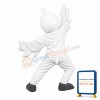 Lovable White Bird Mascot Costume