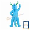 Blue Dragon Mascot Costume