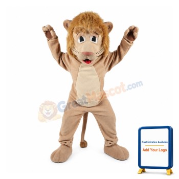 Lovable Lion Mascot Costume