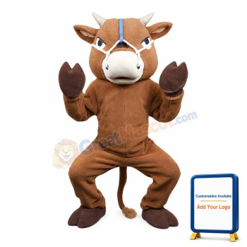 Lovable Buffalo Mascot Costume