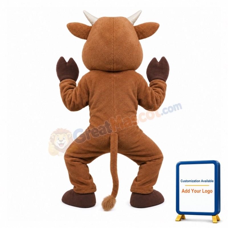 Lovable Buffalo Mascot Costume