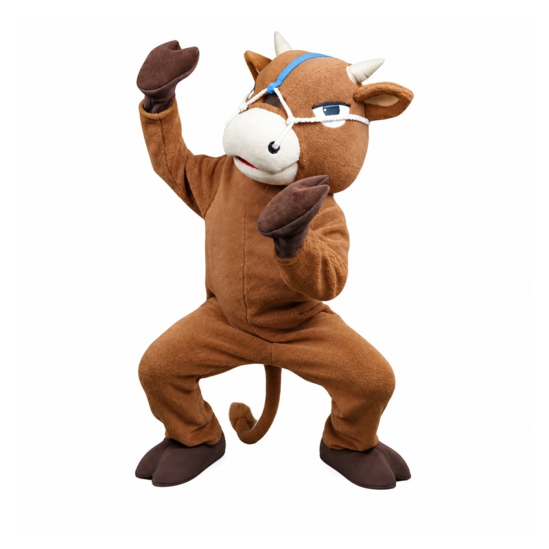 Lovable Buffalo Mascot Costume