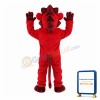 Lovable Red Lion Mascot Costume