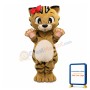 Happy Brown Cat Mascot Costume