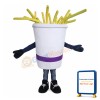 Cola Fries Mascot Costume