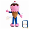 Pink Ice Cream Boy Mascot Costume