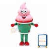 Pink Ice Cream Girl Mascot Costume