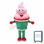 Pink Ice Cream Girl Mascot Costume
