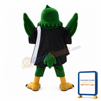 Green Eagle Mascot Costume