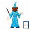 Wizard Mascot Costume