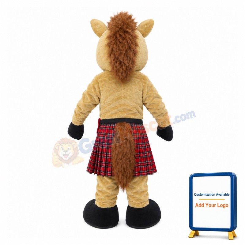 Scottish Warhorse Mascot Costume