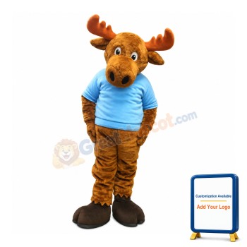 College Lightweight Moose Mascot Costume