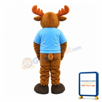 College Lightweight Moose Mascot Costume