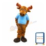 College Lightweight Moose Mascot Costume