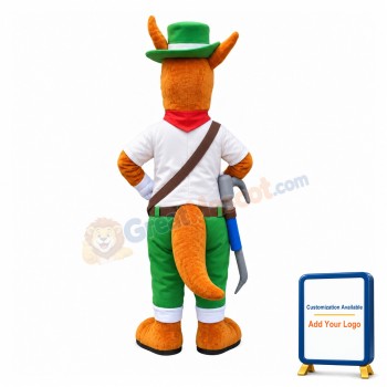 Friendly Kangaroo Mascot Costume
