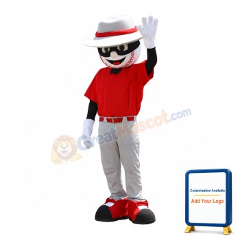 Friendly Mr. Baseball Mascot Costume