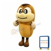 Brown Fish Mascot Costume