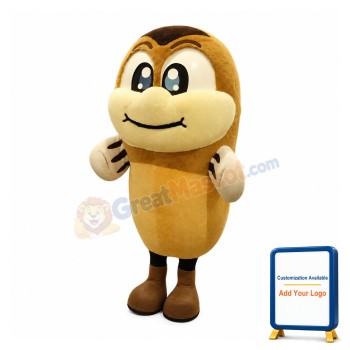 Brown Fish Mascot Costume