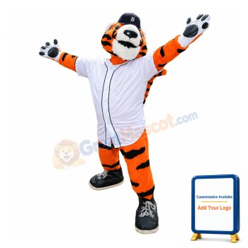 Power Sport Tiger Mascot Costume