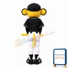 Baseball Tiger Mascot Costume with Black Suit