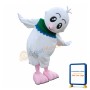Lovely White Bird Mascot Costume