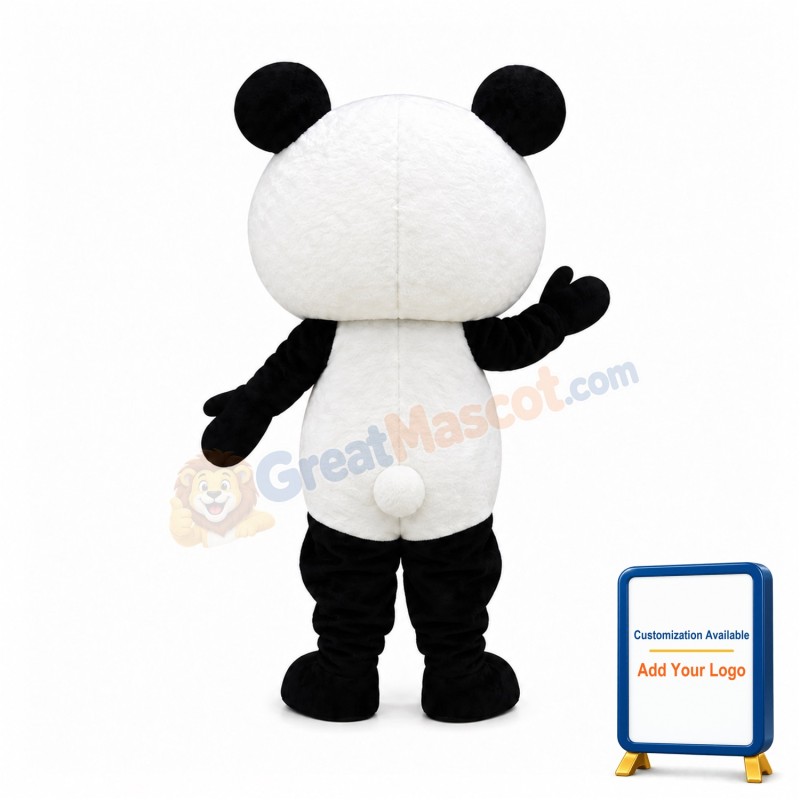 Handsome Panda Mascot Costume