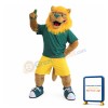 Yellow Maned Lion Mascot Costume