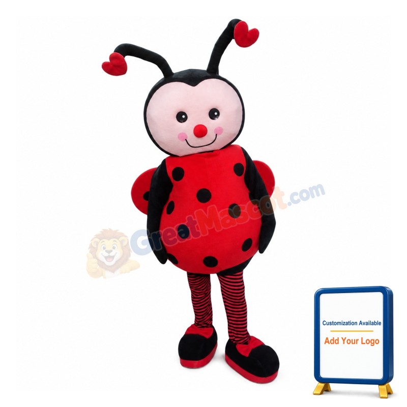 Lightweight LadyBug Mascot Costume