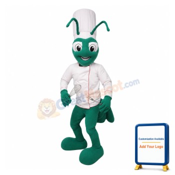 Chef Cricket Mascot Costume