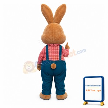 Brown Lightweight Rabbit Mascot Costume