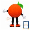 Happy Lightweight Orange Mascot Costume