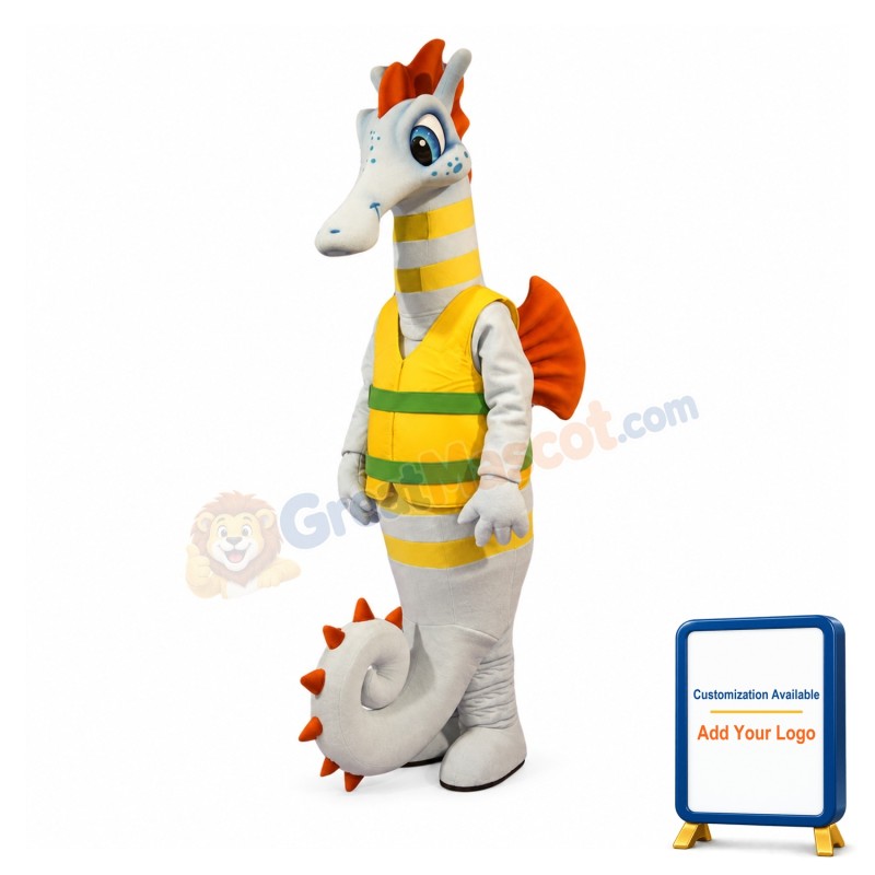 Seahorse Mascot Costume