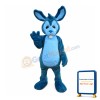 Lightweight Blue Rabbit Mascot Costume