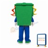 Green Trash Can Mascot Costume
