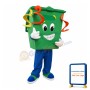 Green Trash Can Mascot Costume