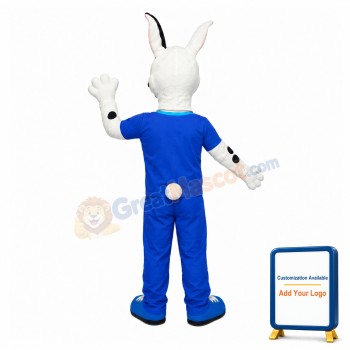 Happy Lightweight Dalmatian Dog Mascot Costume