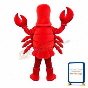 Super Red Lobster Mascot Costume