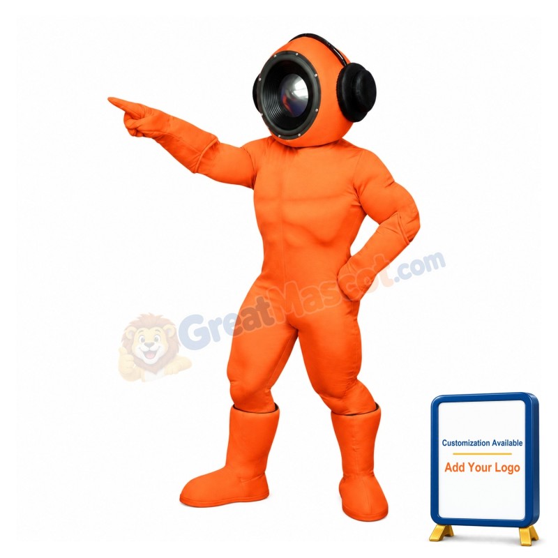 Sound Man Mascot Costume
