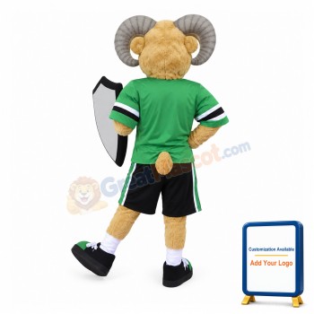 College Power Ram Mascot Costume