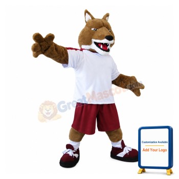 College Coyote Mascot Costume