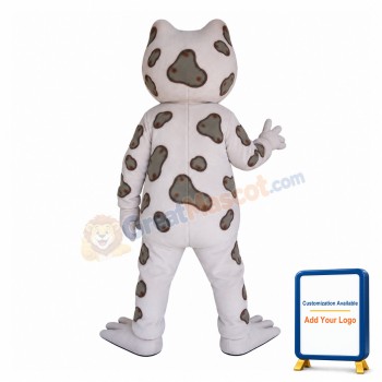 Friendly Brown Frog Mascot Costume