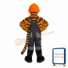 Realistic Tiger Boy Mascot Costume
