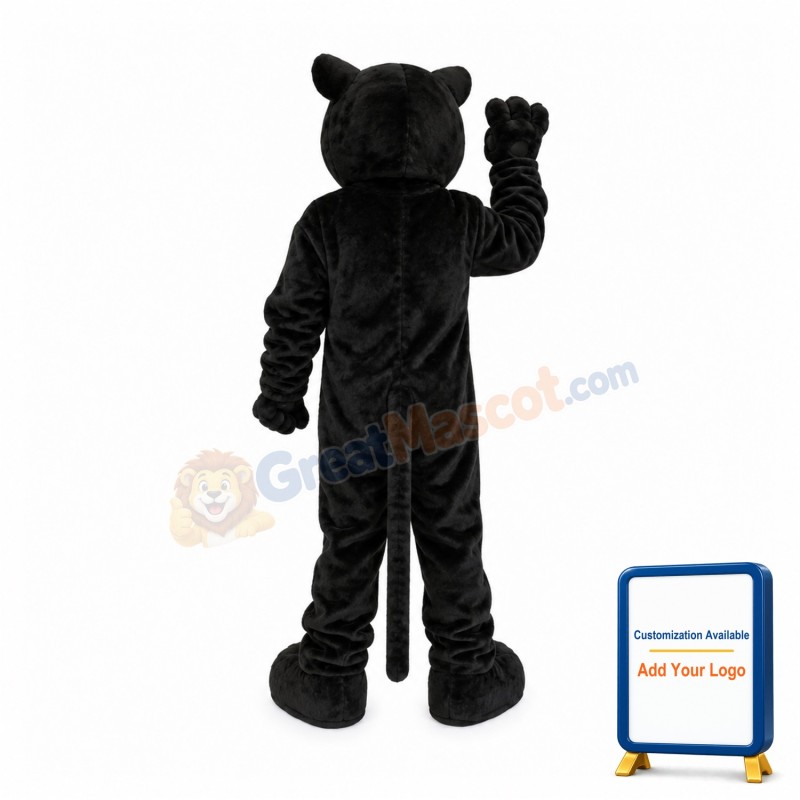 Fierce Black Panther Mascot Costume