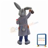 Grey Rabbit Mascot Costume