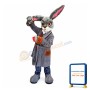 Grey Rabbit Mascot Costume