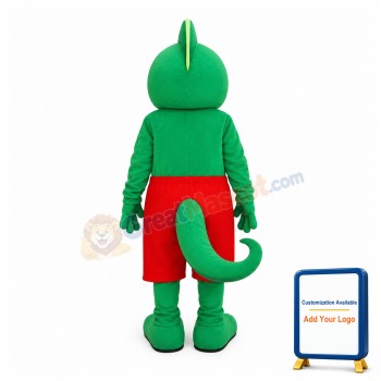 Happy Chameleon Mascot Costume